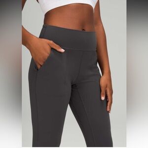 Size 8 Lululemon High Rise  Align Jogger , black granite